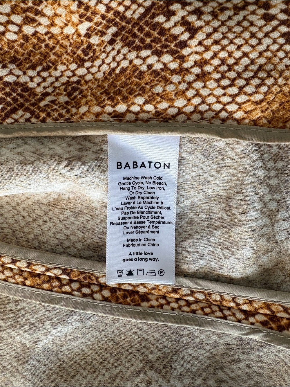 Babaton Snakeskin Print Open-Front Blazer Size 0 - Picture 5 of 5